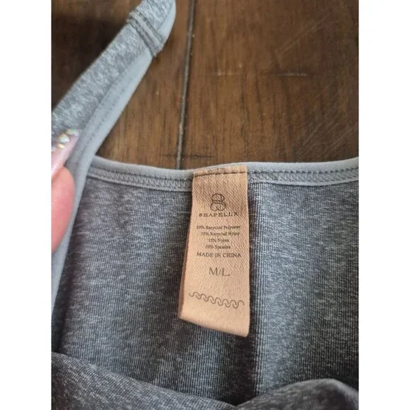 Shapellx Sleeveless Gray Midi Dress  Size M/L - Picture 5 of 5